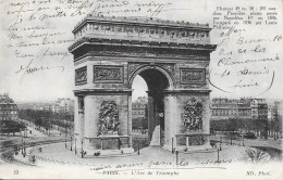 75 Paris L'Arc De Triomphe - Arc De Triomphe