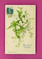 1er Mai-05P19 Souvenir De Mai, Un Bouquet De Muguet, Cpa - Autres & Non Classés