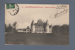 CPA - 42 - Saint-Just-en-Chevalet - Château De Contenson - Circulée En 1914 - Altri & Non Classificati