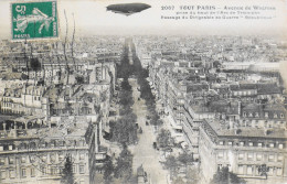CPA. [75] > TOUT PARIS > N°2067 - AVENUE De WAGRAM PRISE DE L'ARC DE TRIOMPHE (VIIIe Arrt.) 1911 - Coll. F. Fleury - TBE - Paris (08)