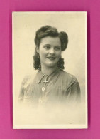 Carte Photo-34PH3 à Identifier, Portrait De Jeune Femme, BE - Fotografía