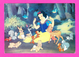 Disney-04PH3 BLANCHE NEIGE, Les Petits Habitants De La Forêt S'approchèrent De Blanche Neige, BE - Sonstige & Ohne Zuordnung