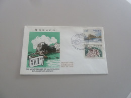 Monaco - Le Palais Au 17ème Siècle - 12c.et 1f.30 - Yt 678 Et 682 - Enveloppe Premier Jour D'Emission - Année 1966 - - Used Stamps