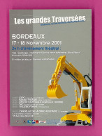 Pub-150PH5 Les Grandes Traversées, Théâtre De Bordeaux, BE - Publicité