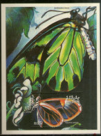 Maldives 2001 Butterflies Moth Insect Sc 2603 M/s MNH # 5547 - Vlinders