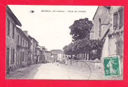 F-87-Berneuil-01Ph116  La Route De Limoges, Cpa BE - Sonstige & Ohne Zuordnung