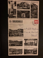 CL Illustrée LA BOURBOULE TP M DE MULLER 25F OBL.20-7 1959 CLERMOND FD PUY DE DOME (63) - 1921-1960: Periodo Moderno