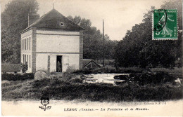 YONNE-Véron-La Fontaine Et Le Moulin - PRS - Veron