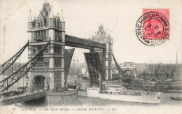 ROYAUME-UNI - Angleterre - London - The Tower Bridge - Looking North West - Carte Postale Ancienne - Other & Unclassified