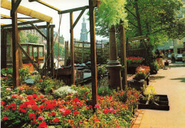 PAYS-BAS -  Amsterdam - Flowermarket With Mintower -  Vue Panoramique - Carte Postale - Amsterdam