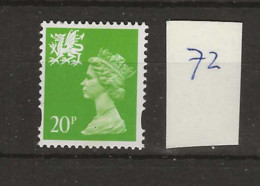 1996 MNH Wales SG 72 - Pays De Galles