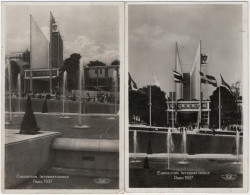 75. Pf. PARIS. Exposition Internationale 1937. Pavillon De La Norvège. 2 Cartes 98 & 179 - Exhibitions