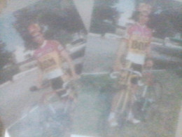 CYCLISME 1993  :2  PETITES CARTES LUIS SARREIRA + FERNANDO BATISTA  TEAM ATUM BOM PETISCO - Radsport