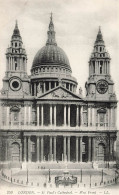 ROYAUME-UNI - Angleterre - London  - St. Paul's Cathedral - West Front - Carte Postale Ancienne - Autres & Non Classés