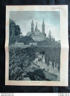 Padova: Basilica Del Santo + Palazzo Del Capitano Stampa Del 1928 - Otros & Sin Clasificación