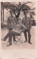 CARTE PHOTO SOLDATS ALLEMANDS DEUTSCHEN SOLDATEN GUERRE 14/18 WW1 J14 - Guerra 1914-18