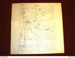 Grande Carta Topografica Codroipo O Codroip Udine Friuli Dettagliatissima I.G.M. - Carte Geographique