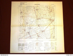 Grande Carta Topografica Basiliano Basilian Udine Friuli Dettagliatissima I.G.M. - Mapas Geográficas