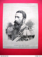 Il Principe Alessandro Giuseppe Di Bulgaria Nel 1885 - Before 1900