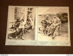 WW1 Prima Guerra Mondiale Soldati Di Germania E Bambini Del Belgio E Via Di Gand - Other & Unclassified