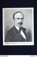 Il Giornalista Raffaele Sonzogno, Ucciso A Roma Il 6 Febbraio 1875 - Before 1900