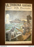 Copertina La Tribuna Illustrata 12 Giugno 1898 Santiago Di Cuba Vapore Merrimac - Ante 1900