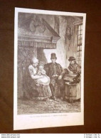 La Vita Nella Nuova Zelanda Interno Di Una Famiglia - Avant 1900