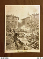 Il Risorgimento In Italia Milano La Rivolta Del 6 Febbraio 1853 Stampa Del 900 - Andere & Zonder Classificatie