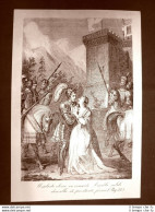 Umberto Conte Di Moriana Incisione Del 1881 Dinastia Di Savoia Oscar Pio - Ante 1900