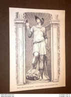 Mercurio Statua Du Jacopo Sansovino - Before 1900