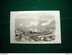 Gravure Année 1860 Vue De Syracuse, Sicile - A Siracusa, Sicilia - Voor 1900