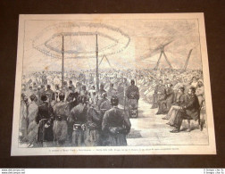 Costantinopoli Nel 1881 Processo Di Midhat Pascià Malta Caracol Interno Tenda - Before 1900