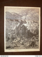 Incisione Di Gustave Dorè Del 1884 Funerali Dopo Battaglia Di Dorilea Crociata - Before 1900