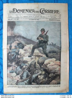 La Domenica Del Corriere 9 Settembre 1917 WW1 Linea Kappa - Isonzo - D.Devial - Autres & Non Classés
