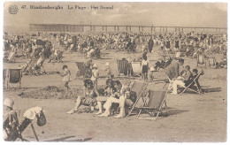 CPA PK AK  CARTE POSTALE BELGIQUE BLANKENBERGHE LA PLAGE 1931 - Other & Unclassified