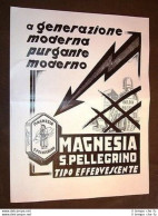 Pubblicità D'Epoca Collezionisti Magnesia San Pellegrino + Campari - Andere & Zonder Classificatie