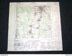 Grande Carta Topografica Gallarate E Dintorni Dettagliatissima I.G.M. - Carte Geographique