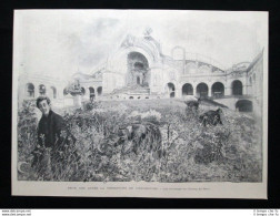 Campo Di Marte Due Anni Dopo La Chiusura Expo Di Parigi Del 1900 Stampa Del 1902 - Andere & Zonder Classificatie