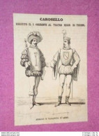 Teatro Regio Di Torino Carosello Araldo E Valletto Arme - Avant 1900