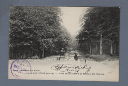 CPA - 42 - La Madeleine - Allée Conduisant à La Maison Des Gardes - Animée - Circulée En 1914 - Autres & Non Classés