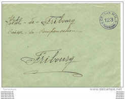 208 - 58 - Lettre Militaire Suisse Avec Cachet "CP.TRAV.MIL - Poste De Campagne" - Dokumente
