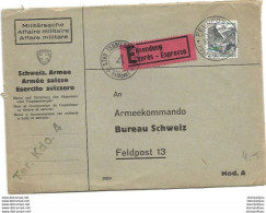 208 - 34 - Fragment Enveloppe Recommandée "Stap Ter Kdo 4 - Cachet Postal Feldpost" - Documenten