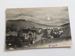 Carte Postale Ancienne (1908) Gérardmer Au Clair De Lune - Gerardmer