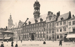 BELGIQUE - Mons - Vue Générale De L'hôtel De Ville - Animé - Carte Postale Ancienne - Mons