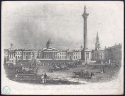 +++ CARTE PORCELAINE - Porseleinen Kaart - Trafalgar Square // - Porcelana