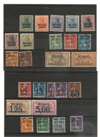 MEMEL 1920/22 LOT De Timbres * Et Oblitérés Cote : 28,00 € - Usados