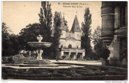 28 - Château D'ANET - Fontaine Dans Le Parc - Anet