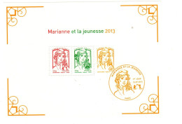 2013 : Bloc Feuillet Marianne Et La Jeunesse - BF133 - Mint/Hinged