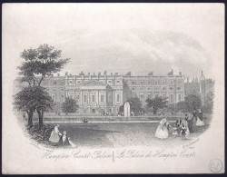 +++ CARTE PORCELAINE - Porseleinen Kaart - Hampton Court Palace   // - Porcelana