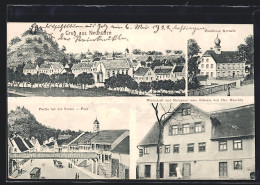 AK Neuhütten / Württ., Gasthaus Zum Ochsen C. Bäuchle, Forsthaus Kreuzle, Partie Bei Der Sonne-Post  - Caza